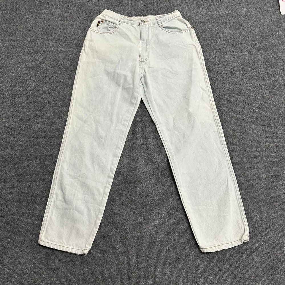 Gitano Jeans Womens Size 10 Short Light Wash High Waisted Straight Leg Cotton